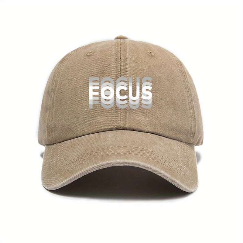 1pc Urban Style Vintage Casual Baseball Cap Adjustable Fit Sun Protection Polyester Essential
