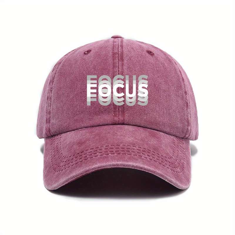 1pc Urban Style Vintage Casual Baseball Cap Adjustable Fit Sun Protection Polyester Essential