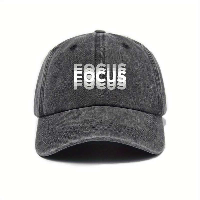 1pc Urban Style Vintage Casual Baseball Cap Adjustable Fit Sun Protection Polyester Essential