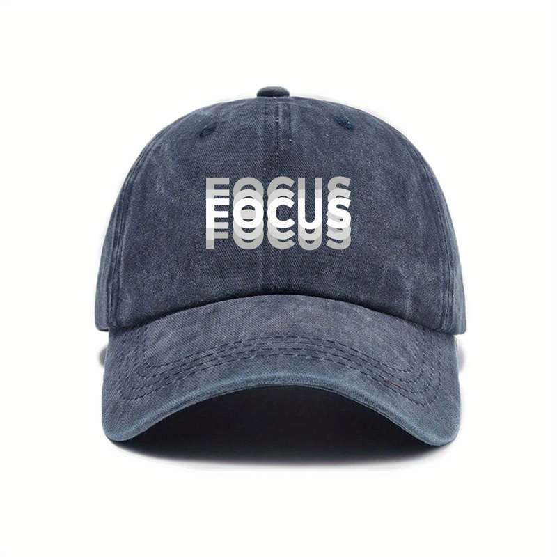1pc Urban Style Vintage Casual Baseball Cap Adjustable Fit Sun Protection Polyester Essential