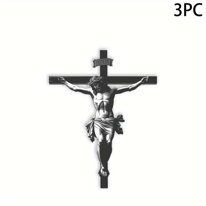 4pcs Jesus Christian Themed Stickers
