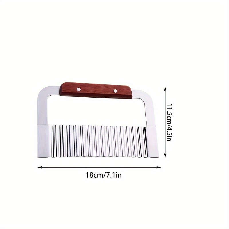 1pc Stainless Steel Paring Knife Multifunctional Vegetable Chopper Dough Cutter and Baking Tool