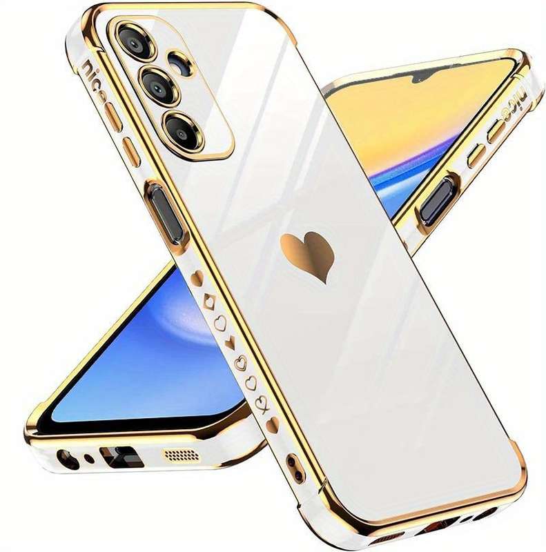 1pc White For Samsung Galaxy A36 Phone Cases