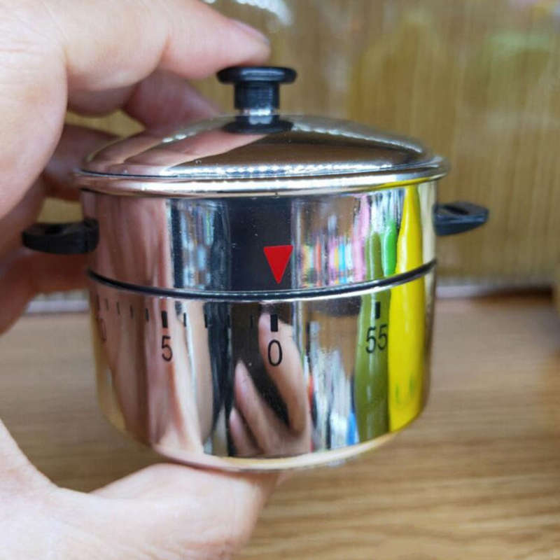 1pc 60-Minute Mechanical Kitchen Timer Adjustable Cooking Countdown Time Manager Suitable f