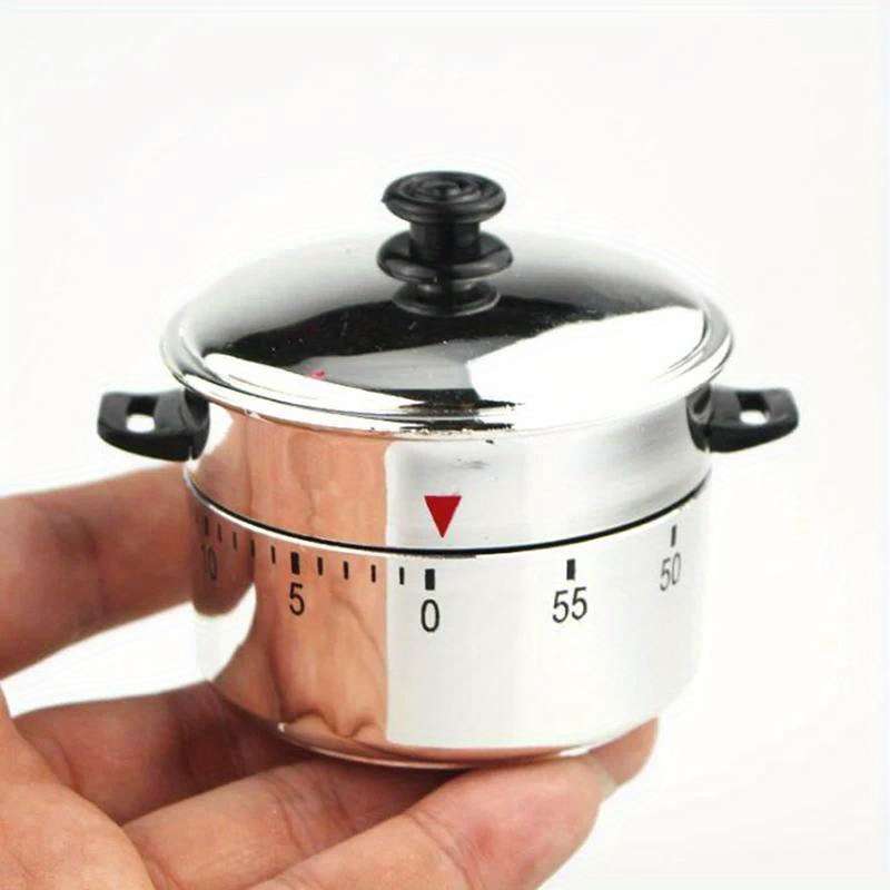 1pc 60-Minute Mechanical Kitchen Timer Adjustable Cooking Countdown Time Manager Suitable f