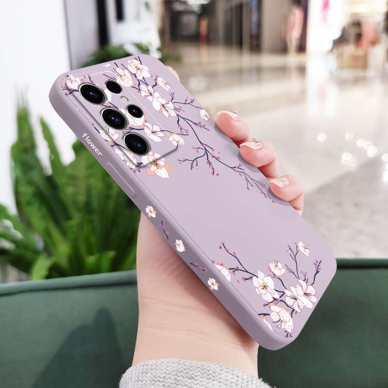 1pc Purple For Samsung Galaxy S21 Ultra 5G Phone Cases