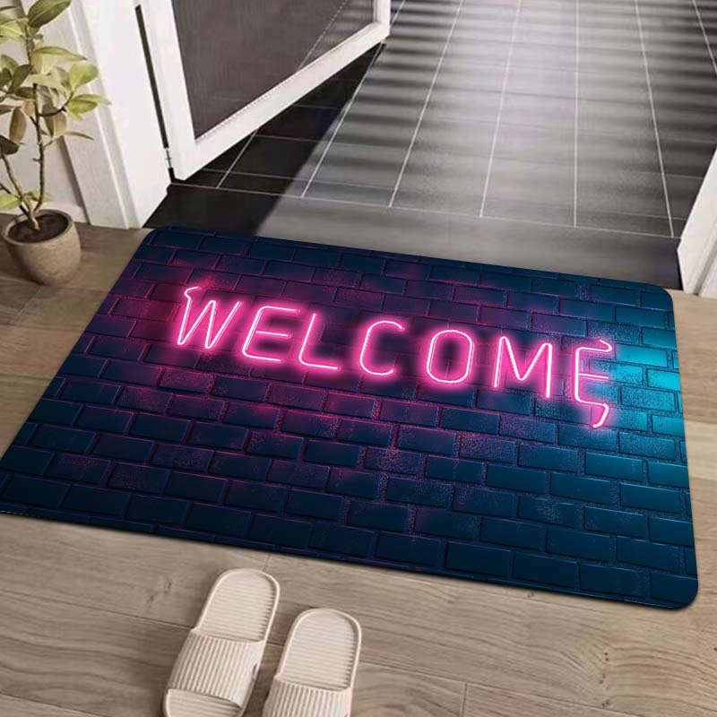 1Pc Pink 19.69x31.49inch 50x80cm Floor Mat