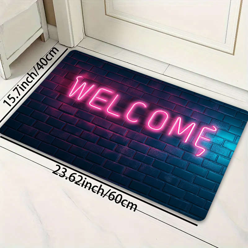 1Pc Pink 19.69x31.49inch 50x80cm Floor Mat