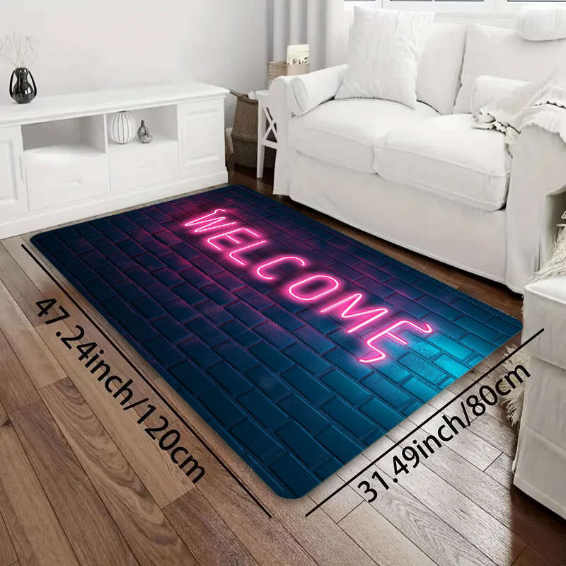 1Pc Pink 19.69x31.49inch 50x80cm Floor Mat