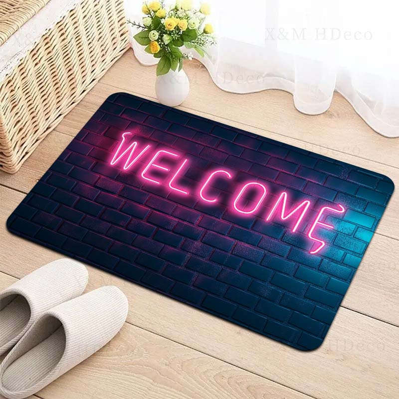 1Pc Pink 19.69x31.49inch 50x80cm Floor Mat