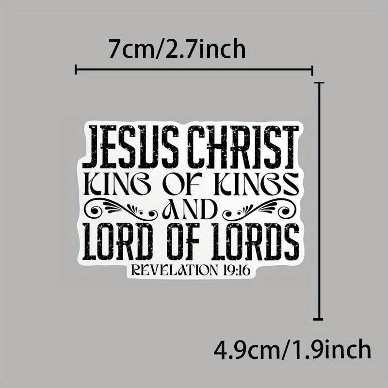 B Jesus Christian Themed Stickers