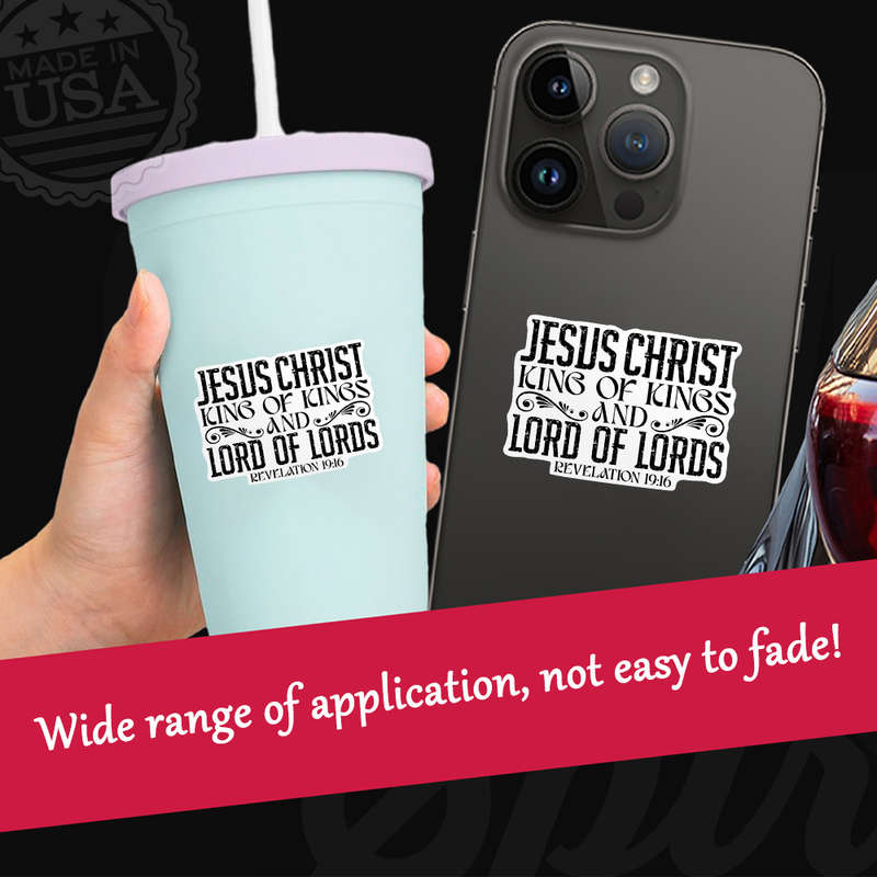 B Jesus Christian Themed Stickers