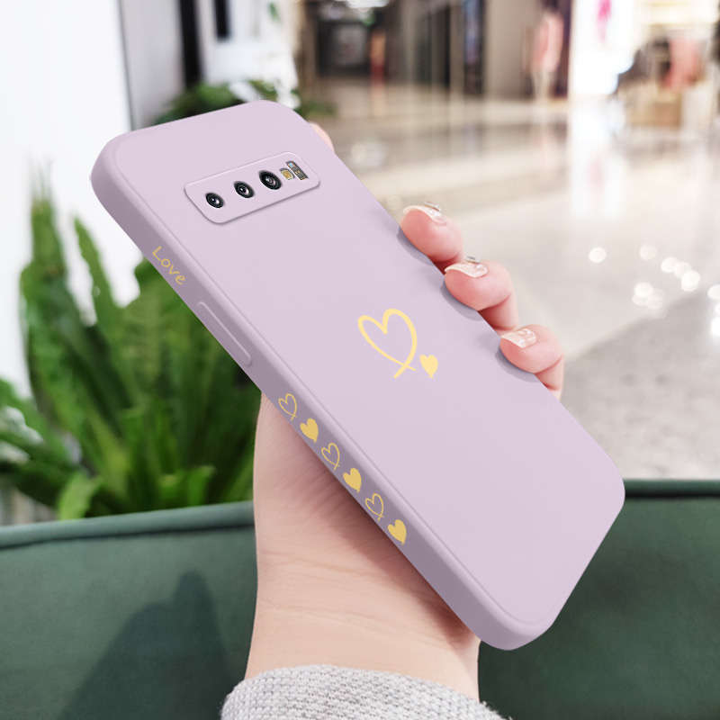 1pc Purple For Samsung Galaxy S10 Phone Cases
