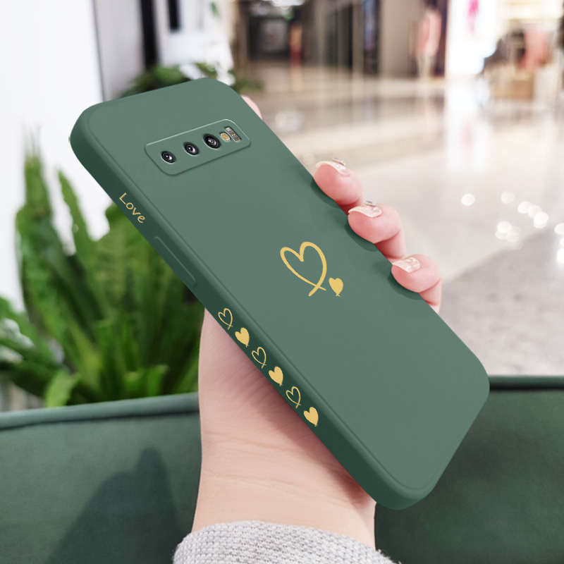 1pc Green For Samsung Galaxy S10 Phone Cases