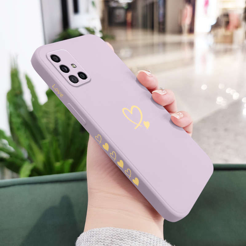1pc Purple For Samsung Galaxy A51 Phone Cases