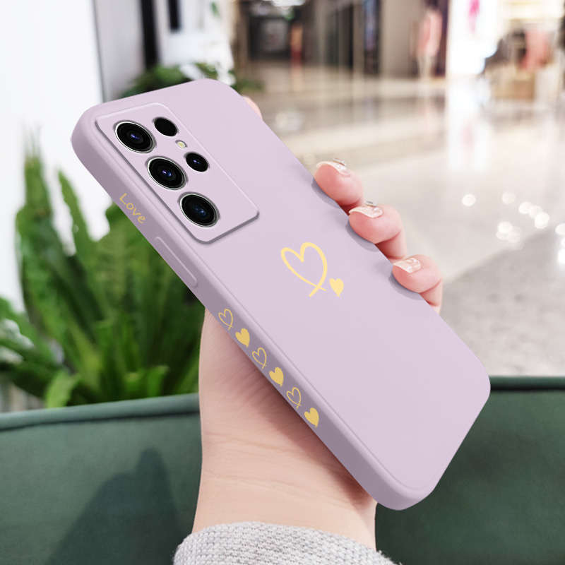1pc Purple For Samsung Galaxy S21 Ultra 5G Phone Cases