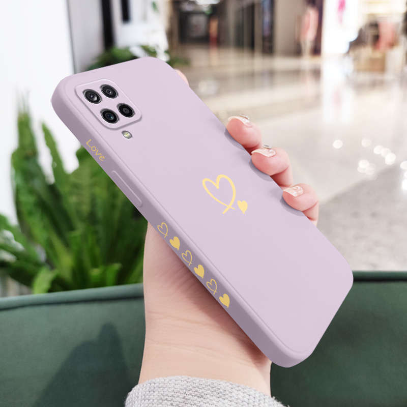 1pc Purple For Samsung Galaxy A22 Phone Cases