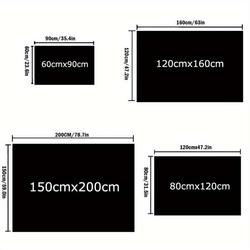 1Pc 80x120cm Floor Mat