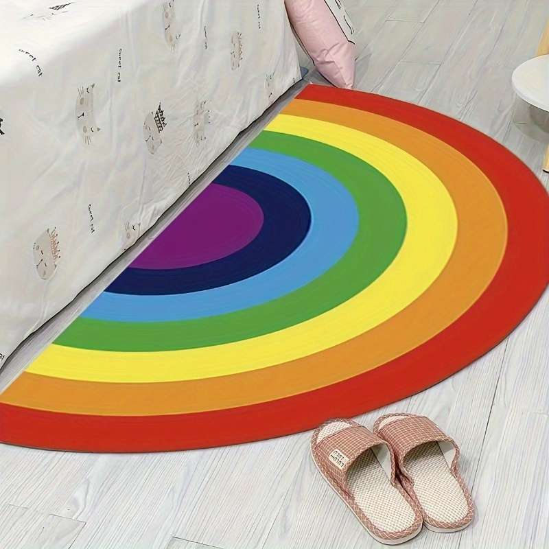 1Pc Iridescent Floor Mat