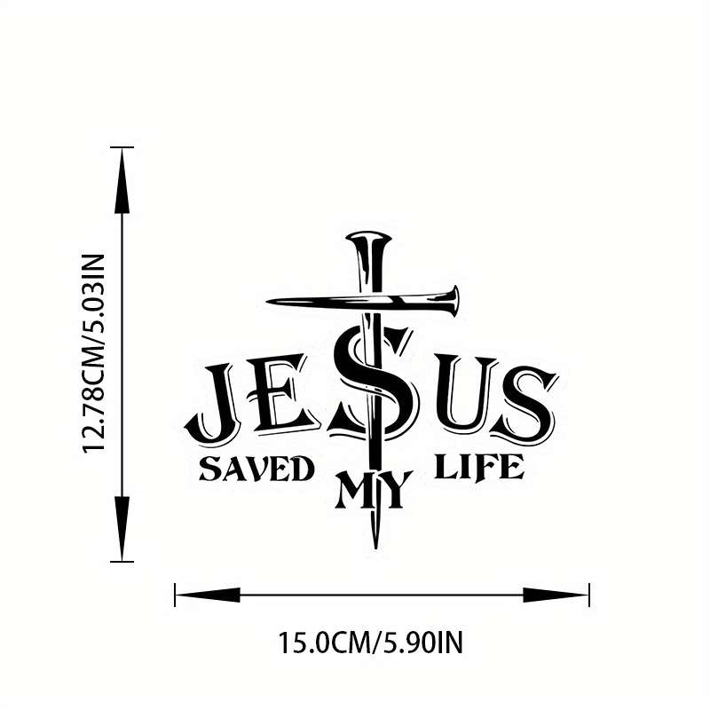 1pc Jesus Christian Themed Stickers