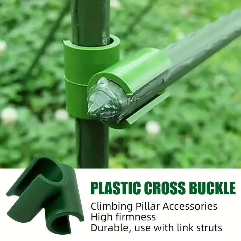 50pcs Adjustable Plastic Plant Support Connectors