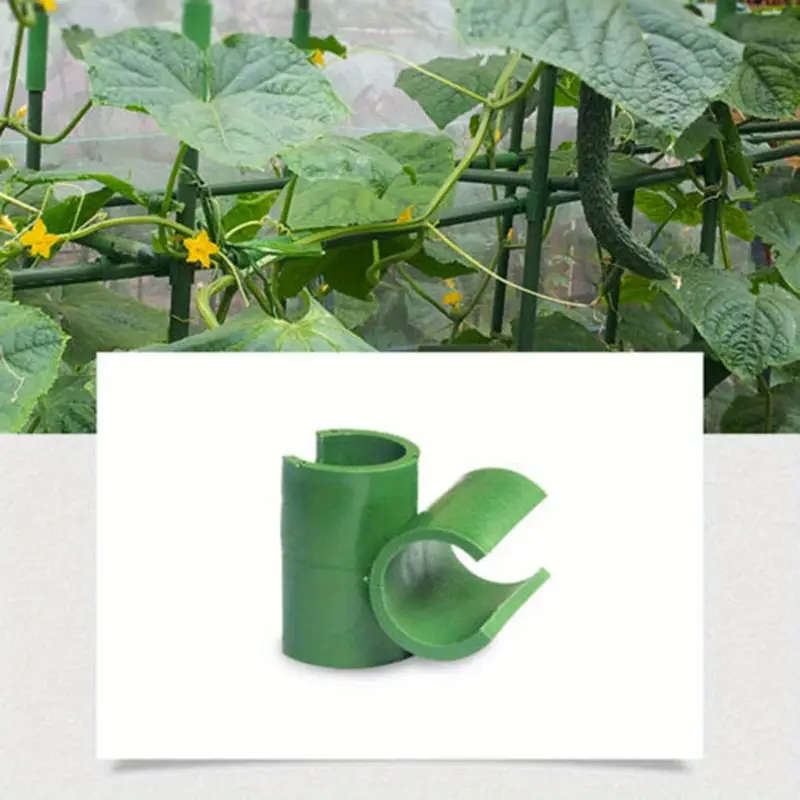 50pcs Adjustable Plastic Plant Support Connectors