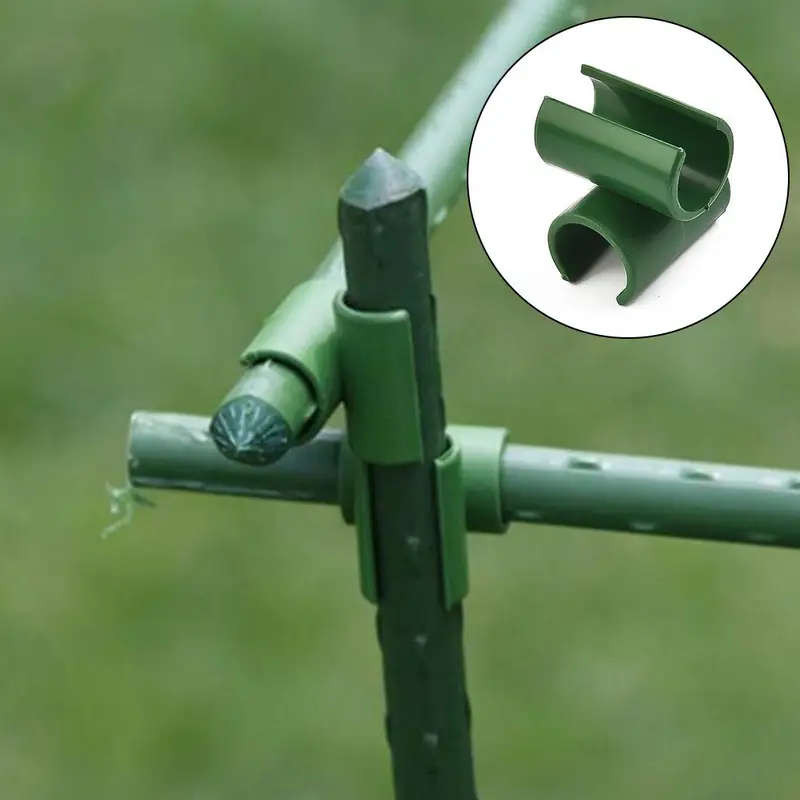 50pcs Adjustable Plastic Plant Support Connectors