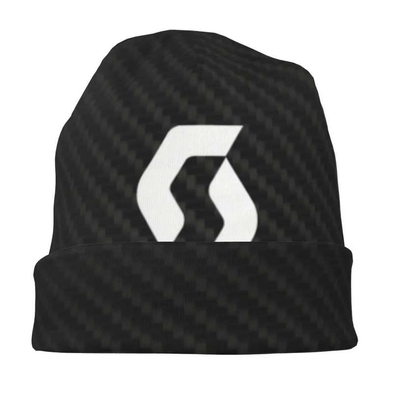 1pc Scott Unisex Street Style Knit Beanie Hat Polyester and Elastane Stretchable Fabric Windproof