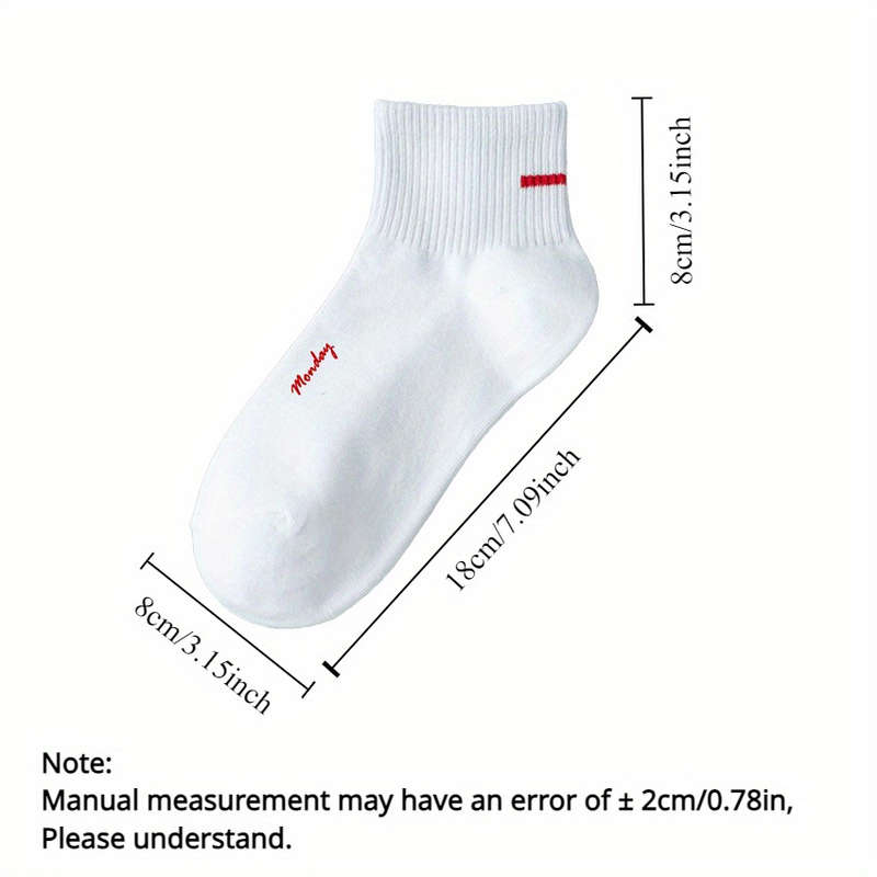 7 Pairs Mixed Color One Size High Elastic Socks