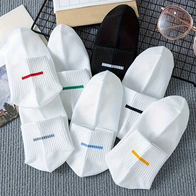 7 Pairs Mixed Color One Size High Elastic Socks