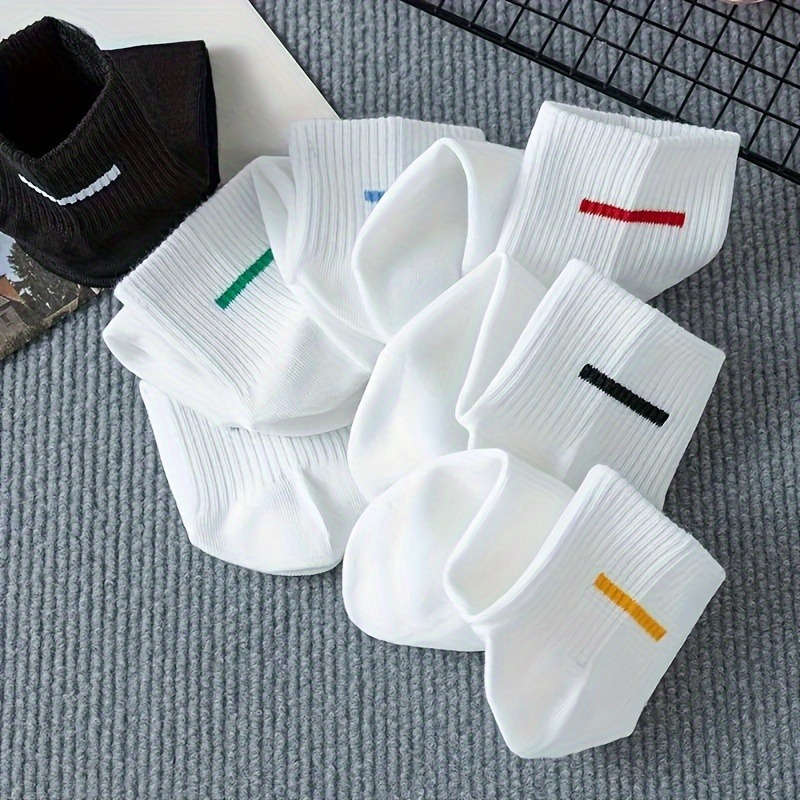 7 Pairs Mixed Color One Size High Elastic Socks