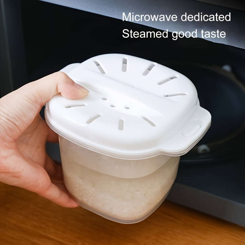 1pc LDQ Multi-Functional Microwave Rice Cooker Steamer Easy Clean Portable Bento Lunch Box for