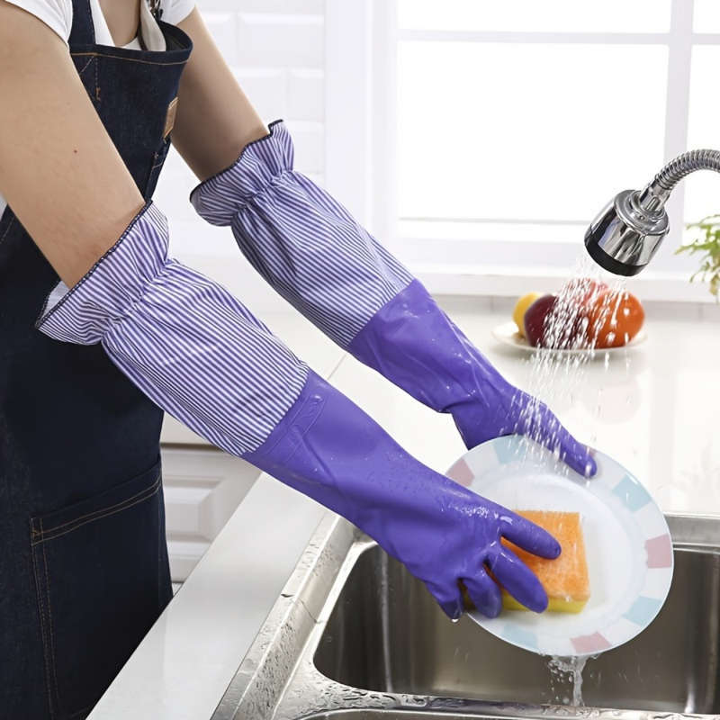 1 Pair Random Color Household Cleaning Gloves