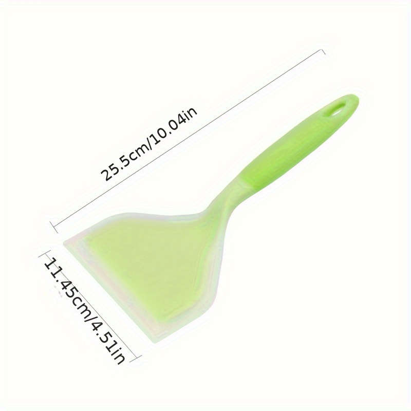 1pc Silicone Spatula for Non-Stick Pans BBQ Grilling Pizza Pancakes Wide Mouthed Flexible H