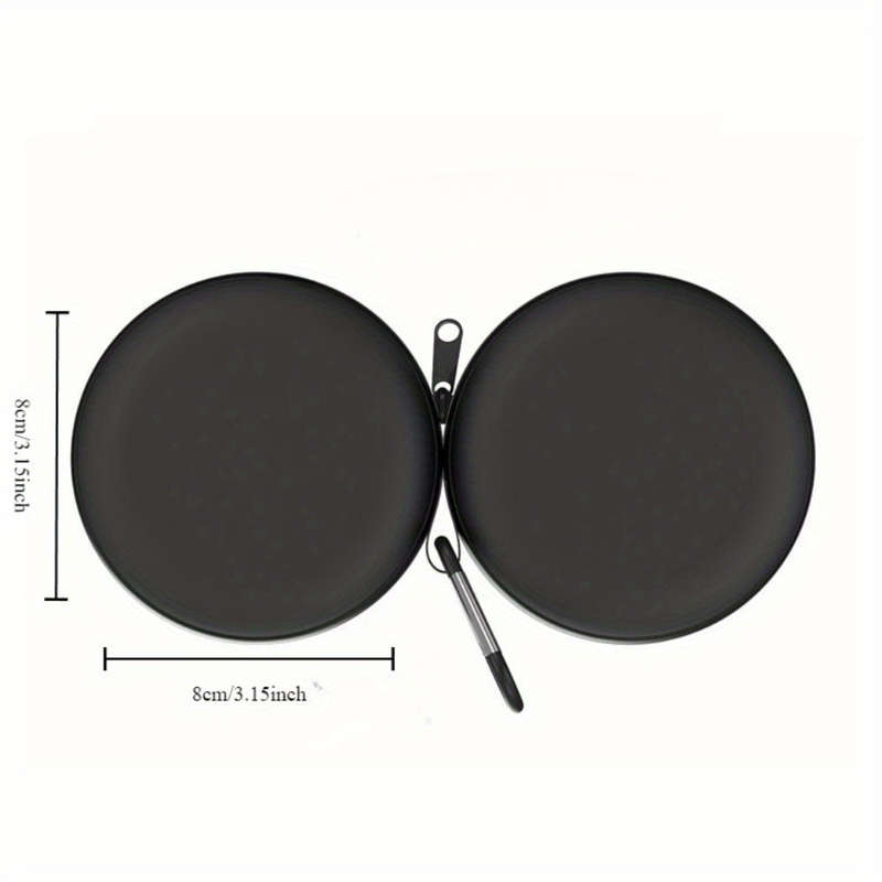 1pc  New Resin Portable Ashtray Compact Travel Ashtray with Lid Convenient for Cyclis