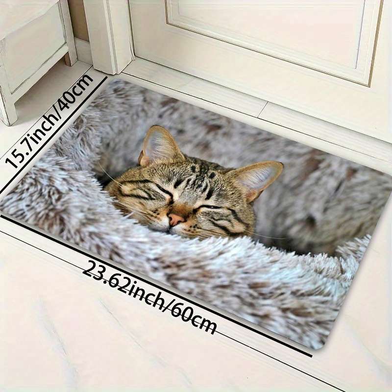 1Pc Grey 31.49x47.24inch 80x120cm Floor Mat