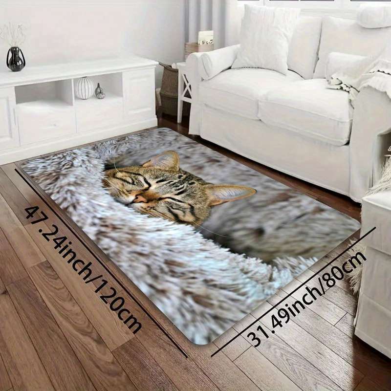 1Pc Grey 31.49x47.24inch 80x120cm Floor Mat