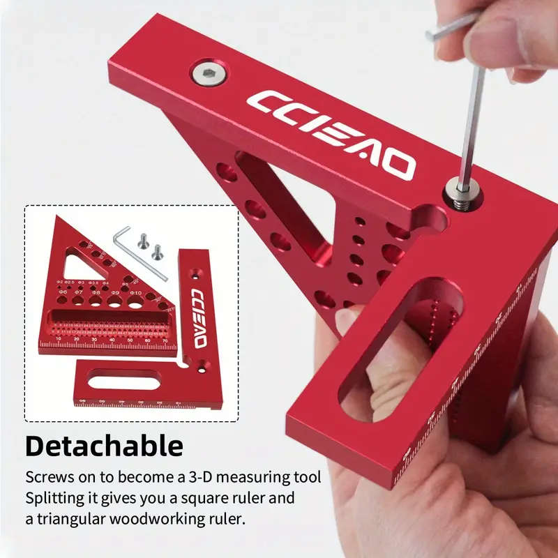 Aluminum Woodworking Square Scriber