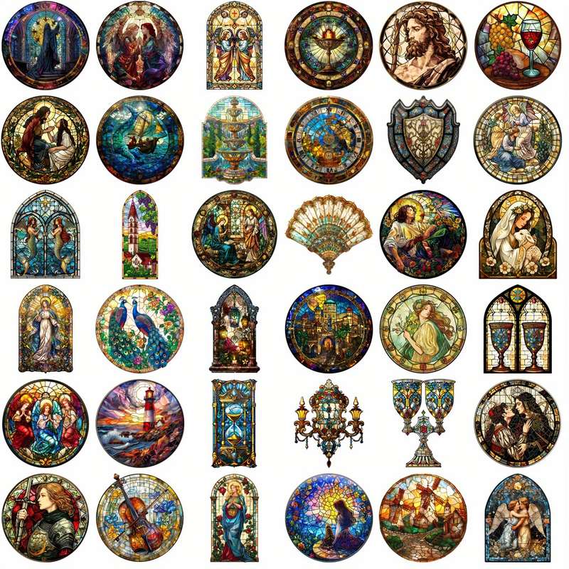 Aesthetics Jesus Christian Themed Stickers