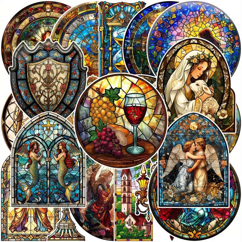 Aesthetics Jesus Christian Themed Stickers