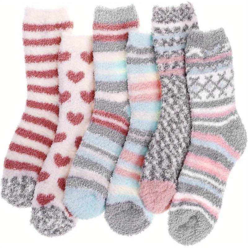 Sock Mixed Color 6 Pairs  One Size