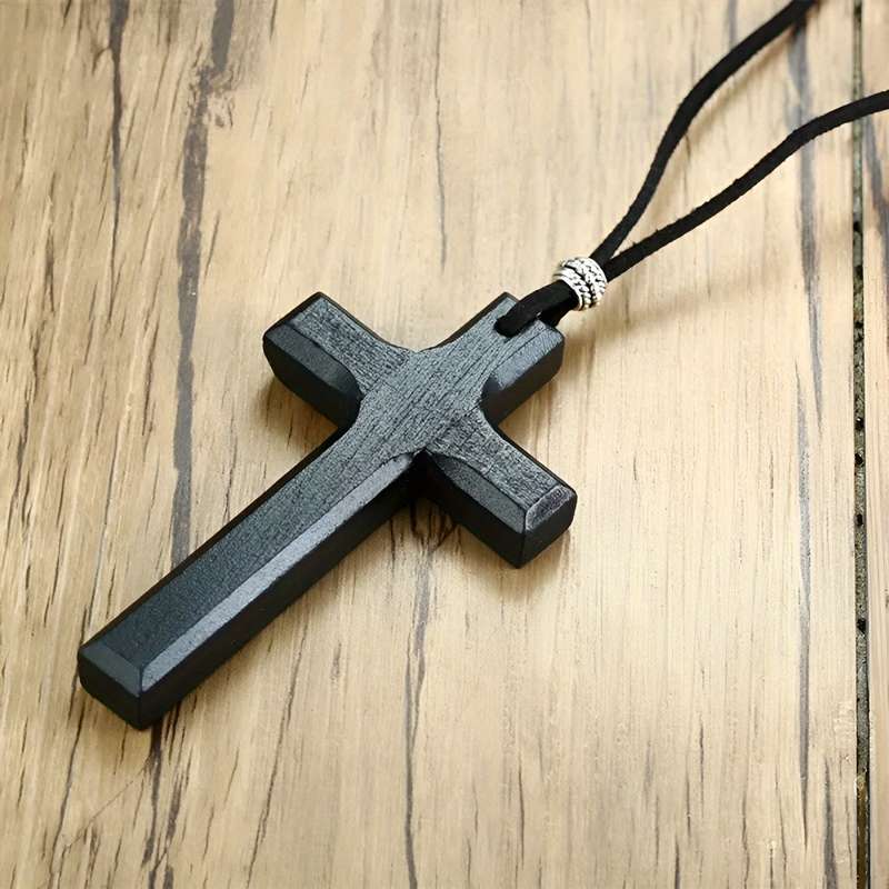 1 Piece A Brown Jesus Theme Pendant