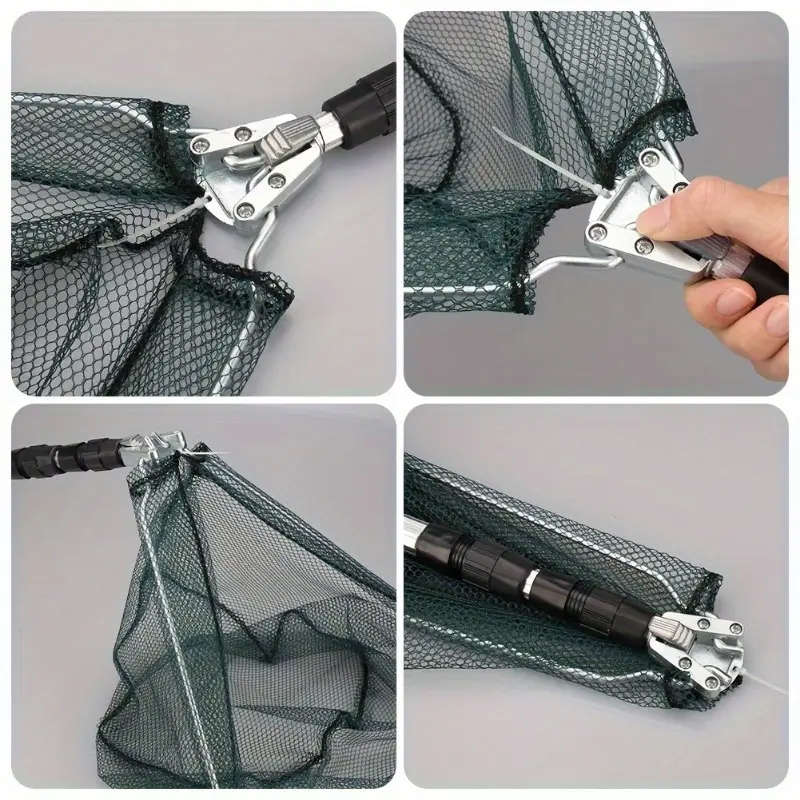 Telescopic Expandable Fishing Net
