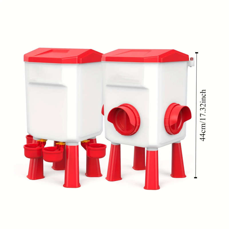 3 Gallon Chicken Drinker And Feeder Set