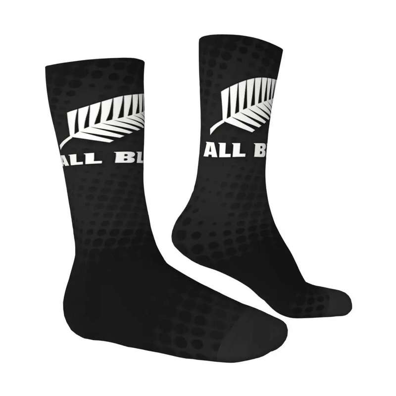 1 Pair One Size Rugby Feather Socks