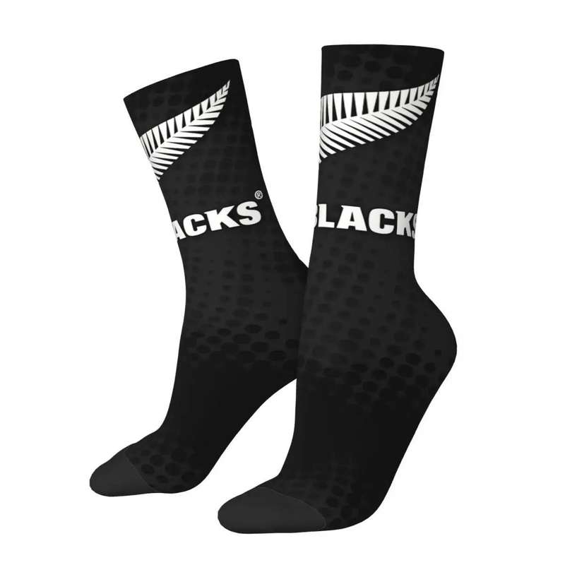 1 Pair One Size Rugby Feather Socks