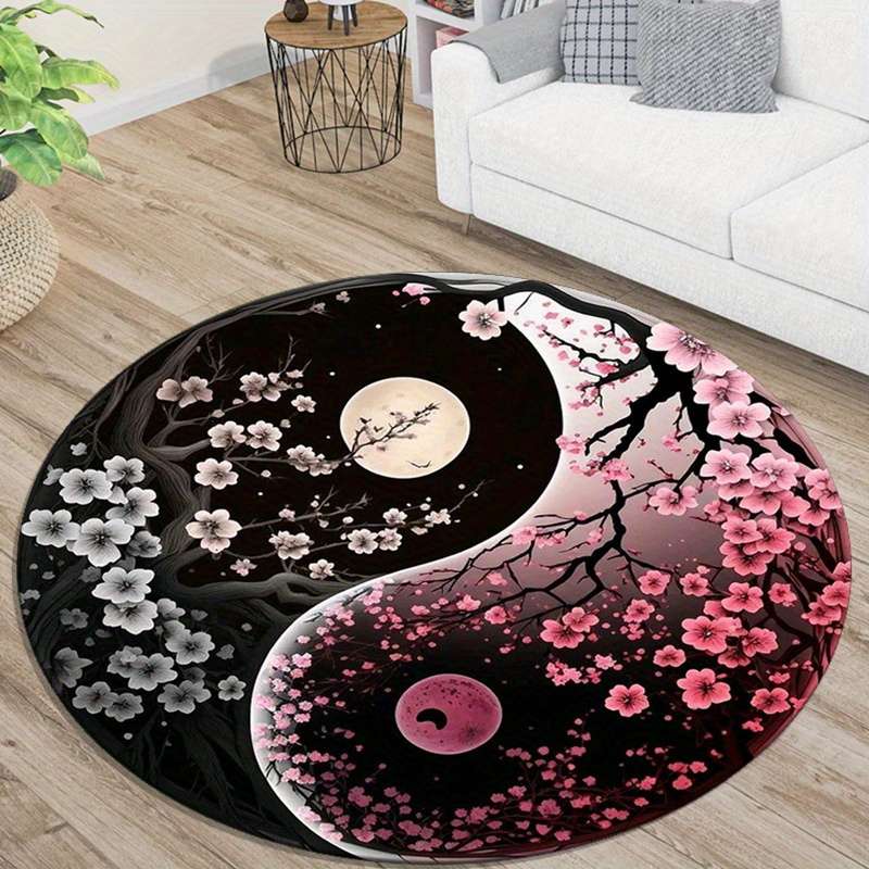 1Pc 47.24x47.24inch 120x120cm Floor Mat