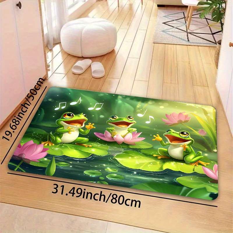1Pc Green 19.69x31.49inch 50x80cm Floor Mat