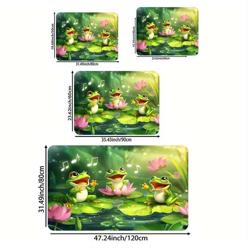 1Pc Green 19.69x31.49inch 50x80cm Floor Mat
