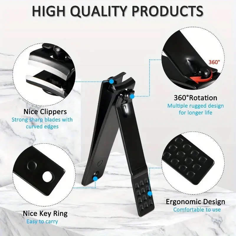 26pcs Luxury Faux Leather Nail Clipper Set Stainless Steel Manicure Pedicure Kit with Travel Case In